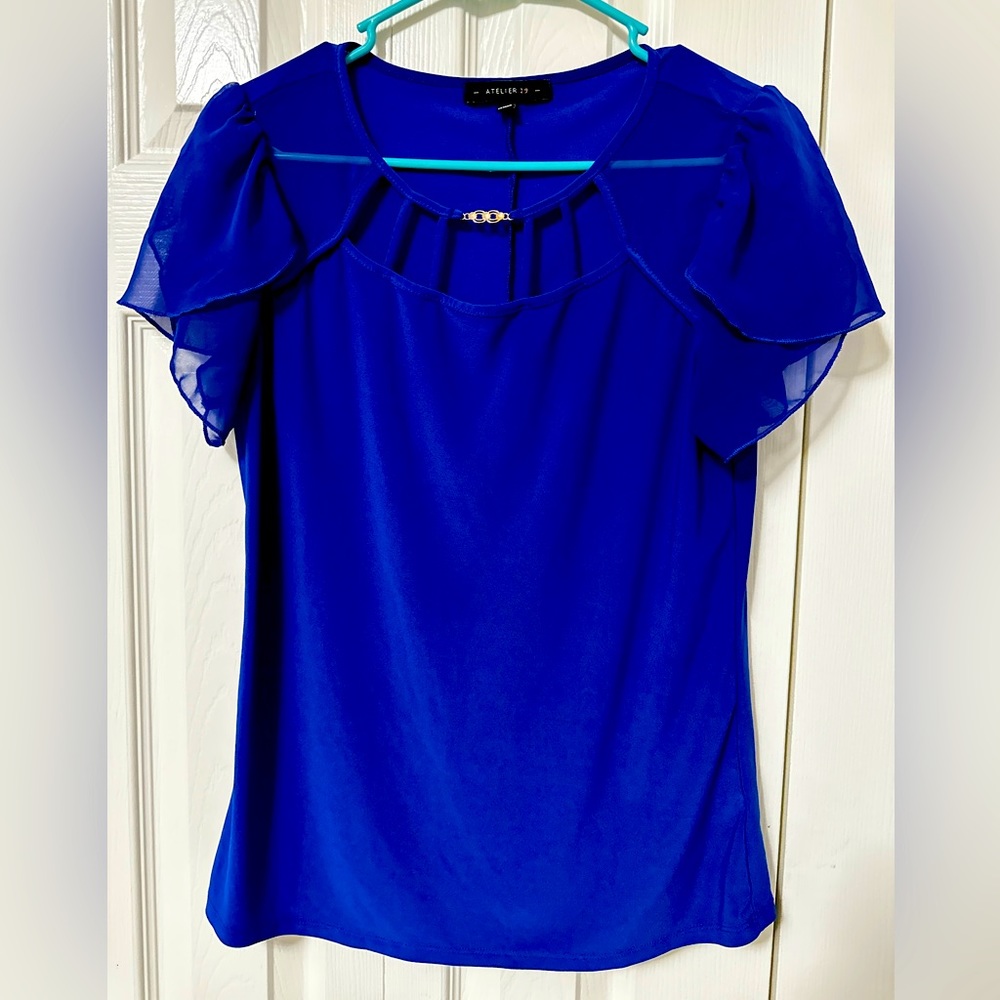 Atelier 29 Electric Blue Blouse